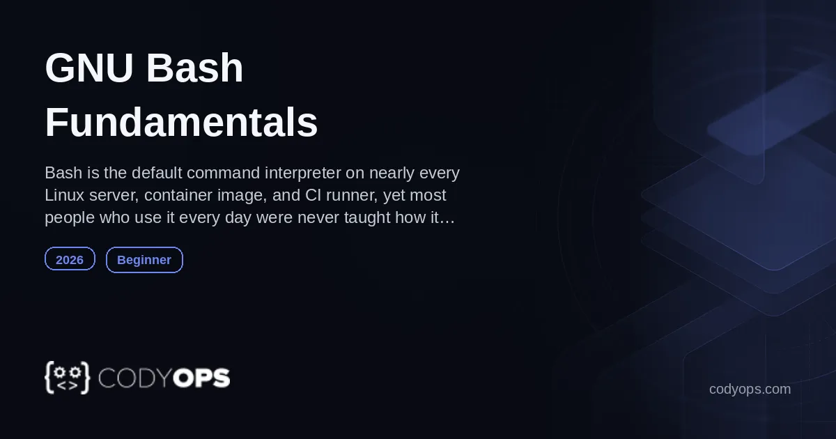 Novo Curso GNU Bash Fundamentals Iniciante Desenvolvimento Scripting 2026 Image