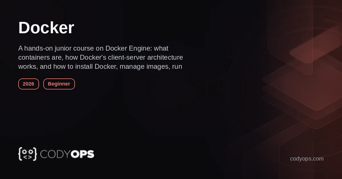 Novo Curso Docker Iniciante Orquestração de Containers 2026 Image